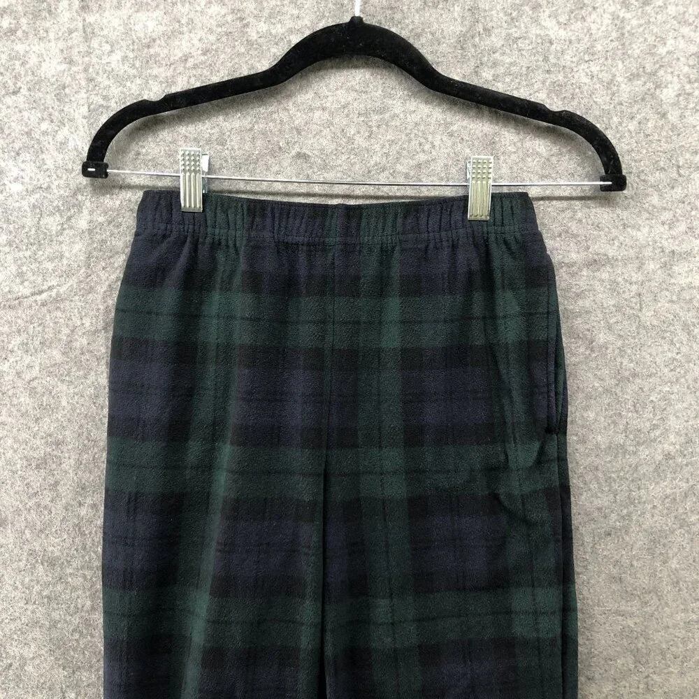 Gap Teen Youth Size‎ 10 Fleece Jogger Pants Lounge Pants Blackwatch Plaid